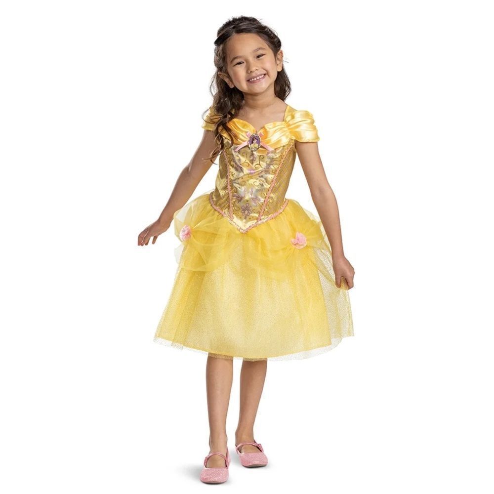 Kids Disney Princess Belle Halloween Costume Size XS 4/5 NEW